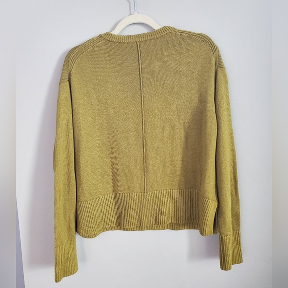 Lululemon 🍋 Cashlu Boxy Crewneck Sweater Auric Gold Size Medium (8) - Picture 13 of 16